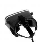 3D Очки виртуальной реальности LuazON, смартфоны до 6.5" (75х160мм), чёрные"