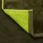 "Missoni-3046" Полотенце махровое 50х90 см, плотность 375 гр/м2, 100% хлопок, зеленый (серый), Bolangde (Китай)