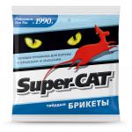 Средство защиты от грызунов "Super-CAT" 48г твердый брикет, в пакете (Россия)