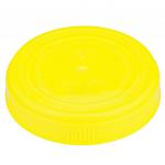 Крышка пластмассовая для консервирования винтовая (твист-офф) д100мм, желтый (Россия)