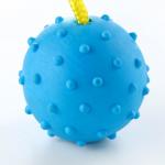 Игрушка мяч на веревке, 6 см, синяя Пижон