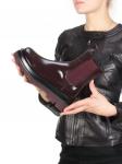 01-CA114-3 DARK RED Ботинки демисезонные женские (натуральная кожа, байка)