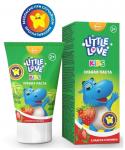 Little Love 62 г Детская зубная паста сладкая клубника 2+
