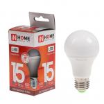 Лампа светодиодная IN HOME LED-A60-VC, Е27, 15 Вт, 230 В, 6500 К, 1430 Лм
