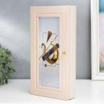 Ключница "Абстракция" молочный дуб 16х31 см МИКС