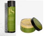 JS Бальзам для сухих волос с эффектом ламинирования, 300 мл + JS Аминокислотный шампунь без сульфатов для сухих волос, 270 мл