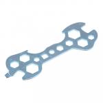 SILAPRO Ключ для велосипеда универсальный 10 в 1, (7/8/9/10/11/12/13/14/15/17мм), сталь