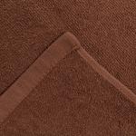 Полотенце махровое 30х50см, коричневый, хлопок 100%, 360 г/м2