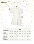 Платье для девочки KETMIN BRILLIANCE тк.Ришелье цв.Белый