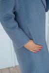 Пальто женское демисезонное 21909 (голубой/тедди)
