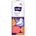 Прокладки впитывающие BELLA Nova Maxi 10 шт (новый дизайн)