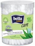 BELLA Cotton 100 шт Ватные палочки с экстрактом Алоэ в пластиковой круглой упаковке