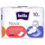 Прокладки впитывающие BELLA Nova 10 шт Comfort (новый дизайн)