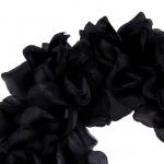Ободок «Чёрный цветок»
