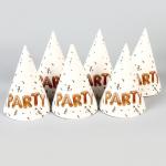 Колпак бумажный "Party", (набор 6 шт)