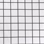 Комплект Экономь и Я "Клетка" цвет белый : Простыня 145х214 см, 70х70 см, бязь, 100% хлопок