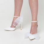 Туфли женские, цвет белый, размер 38