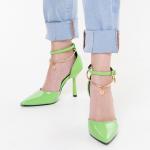 Туфли женские, цвет салатовый, размер 39