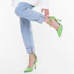 Туфли женские, цвет салатовый, размер 39