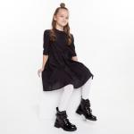 Ботинки (ботильоны) для девочки, цвет черный, р-р 37