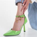 Туфли женские, цвет салатовый, размер 38