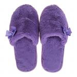 Тапочки женские цвет фиолетовый, размер 35