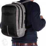 Рюкзак мужской текстильный 1809PS gray S-Style