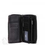 Клатч мужской кожаный 20930 black Pratero