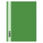 Папка-скоросшиватель пластик. OfficeSpace, А4, 160 мкм., зеленая с прозр. верхом, Fms16-3_716