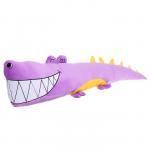 Мягкая игрушка-подушка «Крокодил», 90 см, цвет фиолетовый