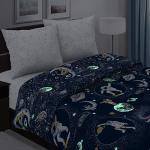 КПБ 'Insight' 2,0 спальный с европростыней, поплин, 100% хлопок, пл. 118 гр./кв.м., 'Космонавт' Пододеяльник 177*217, простыня 217*240, наволочка 70*70 (2 шт.)