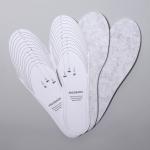 Стельки для обуви, утеплённые, фольгированные, универсальные, 36-45 р-р, пара, цвет серый