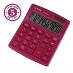 Калькулятор настольный Citizen SDC-810NR, 10-разрядный, 102 х 124 х 25 мм, 2-е питание, розовый