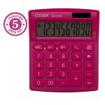 Калькулятор настольный Citizen SDC-810NR, 10-разрядный, 102 х 124 х 25 мм, 2-е питание, розовый