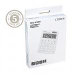 Калькулятор настольный Citizen SDC810NR, 10 разрядный, 127 х 105 х 21 мм, 2-е питание, белый