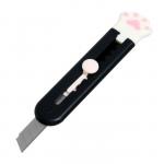 Нож канцелярский "Лапка", лезвие 9 мм, пластик, МИКС
