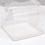 PVC Коробка для торта 20 х 20 х 15 см
