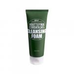 Derma Factory Пенка очищающая с экстрактом хауттюйнии - Houttuynia cordata 24% cleansing foam, 120г