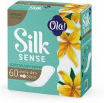 Ежедневные женские прокладки OLA! SILK SENSE Daily Deo 60 шт Золотистая лилия