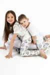 Детская пижама с брюками Фитнес Avocado Белый