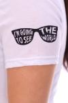 Женская футболка 10251 Белый