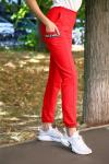Женские брюки 15165 Красный