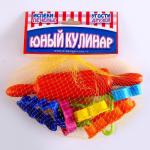 Игровой набор, скалка и формочки(в сетке)