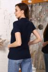 Женская футболка 17546 Темно-синий
