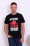 Мужская футболка 11635 Черный