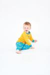 Пижама с брюками для мальчика 92139 Желтый/бирюзовый