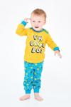 Пижама с брюками для мальчика 92139 Желтый/бирюзовый