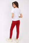 Женские брюки 22206 Красный