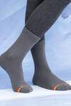 Детские носки высокие термо 400T-035 Темно-серый