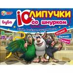 Буба. Весёлые приключения. IQ-липучки со шнурком. Буба. 235х180х45 мм. Умные игры